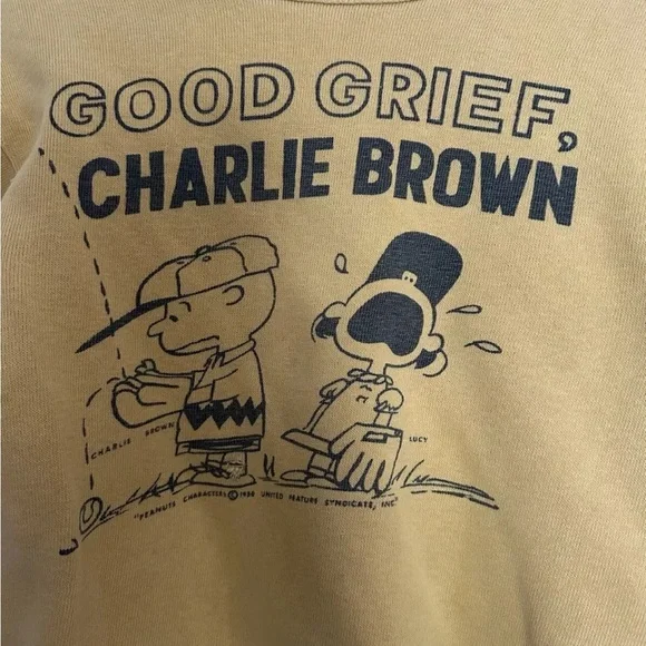 トップス 60's MAYO SPRUCE PEANUTS CHARLIE BROWN Vintage 1960's CHARLIE BROWN Peanuts Mayo Spruce Crewneck
